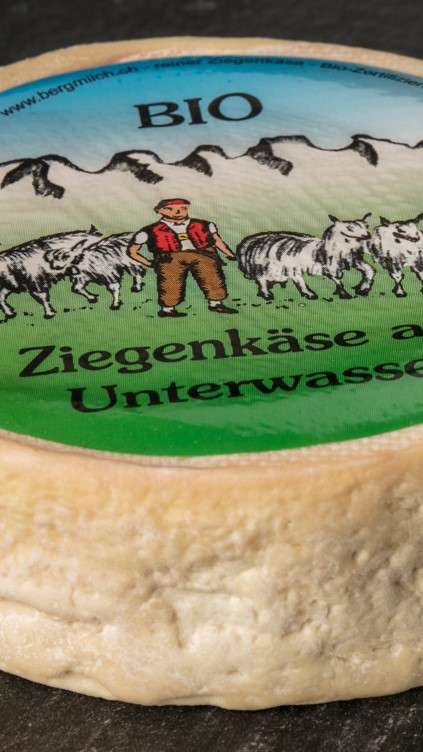 Ziegenkäse aus Unterwasser