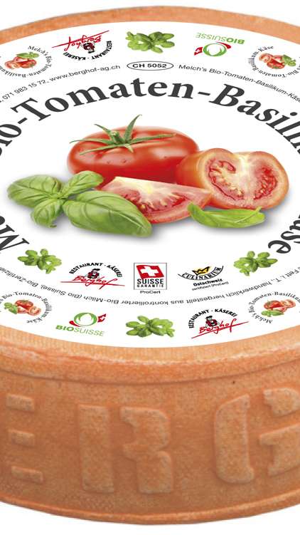 Bio-Tomaten/ Basilikum Käse